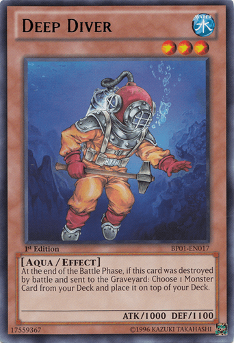 Deep Diver - BP01-EN017 Starfoil Rare 1st Edition