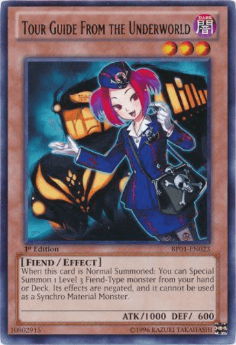 Tour Guide From the Underworld - BP01-EN023 Rare 1st Edition