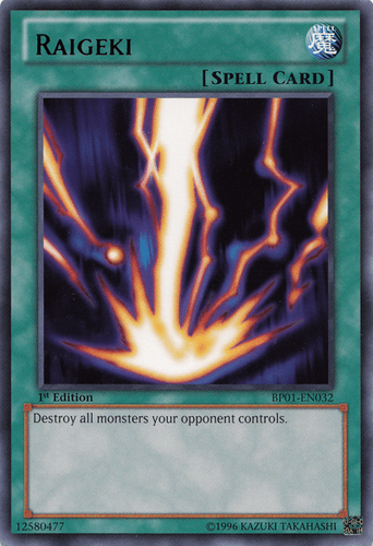 Raigeki - BP01-EN032 Starfoil Rare Unlimited