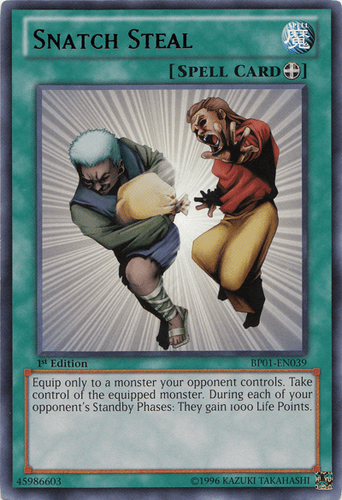 Snatch Steal - BP01-EN039 Rare 1st Edition