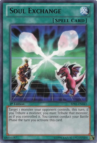 Soul Exchange - BP01-EN041 Rare 1st Edition