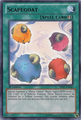 Scapegoat - BP01-EN042 Rare 1st Edition