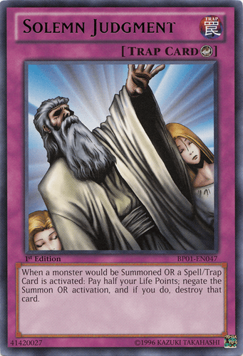 Solemn Judgment - BP01-EN047 Rare Unlimited