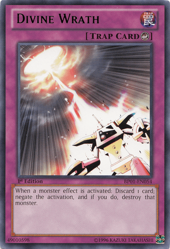 Divine Wrath - BP01-EN054 Starfoil Rare Unlimited