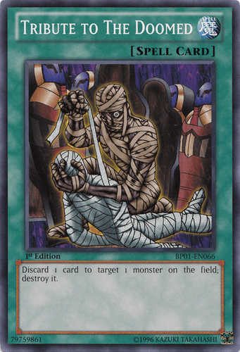 Tribute to the Doomed - BP01-EN066 Common Unlimited