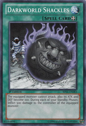 Darkworld Shackles - BP01-EN083 Common Unlimited