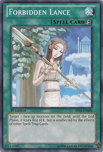 Forbidden Lance - BP01-EN084 Starfoil Rare 1st Edition
