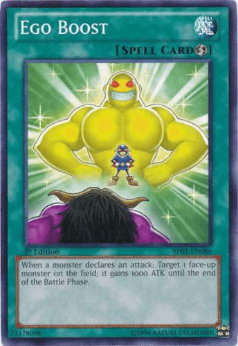 Ego Boost - BP01-EN086 Starfoil Rare 1st Edition