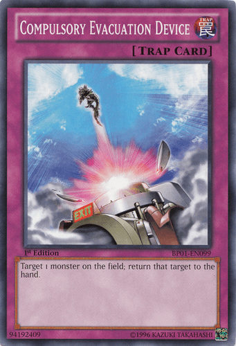 Compulsory Evacuation Device - BP01-EN099 Starfoil Rare 1st Edition