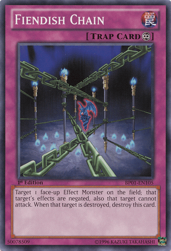 Fiendish Chain - BP01-EN105 Common 1st Edition