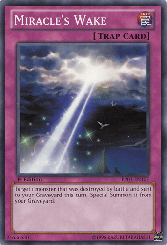 Miracle's Wake - BP01-EN107 Starfoil Rare 1st Edition