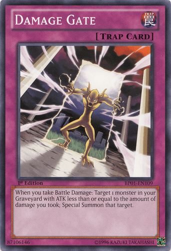 Damage Gate - BP01-EN109 Starfoil Rare Unlimited