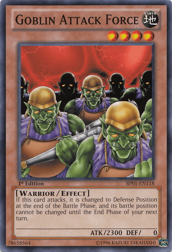 Goblin Attack Force - BP01-EN118 Common 1st Edition