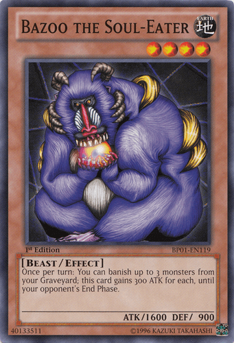 Bazoo the Soul-Eater - BP01-EN119 Starfoil Rare 1st Edition