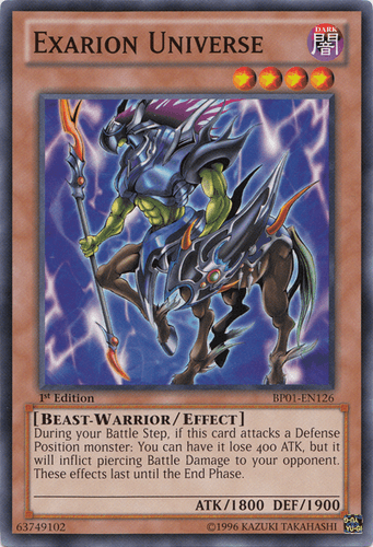 Exarion Universe - BP01-EN126 Starfoil Rare Unlimited