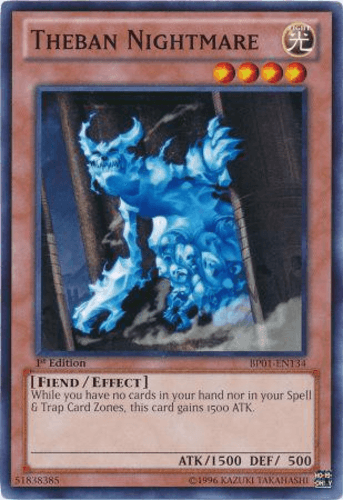 Theban Nightmare - BP01-EN134 Starfoil Rare 1st Edition