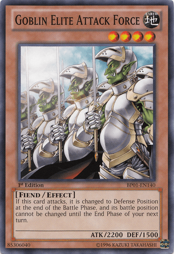 Goblin Elite Attack Force - BP01-EN140 Starfoil Rare 1st Edition