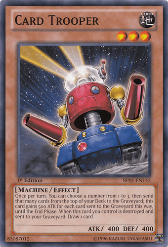 Card Trooper - BP01-EN143 Starfoil Rare 1st Edition