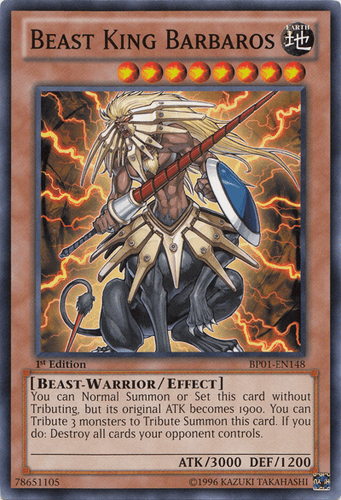 Beast King Barbaros - BP01-EN148 Common 1st Edition