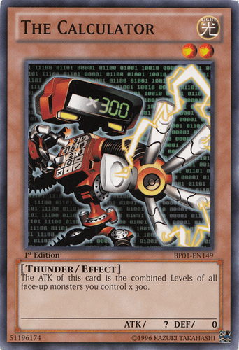 The Calculator - BP01-EN149 Starfoil Rare 1st Edition