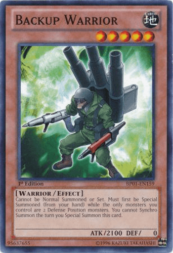 Backup Warrior - BP01-EN159 Common Unlimited