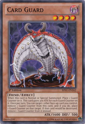 Card Guard - BP01-EN162 Starfoil Rare 1st Edition