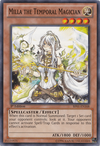 Milla the Temporal Magician - BP01-EN168 Starfoil Rare 1st Edition