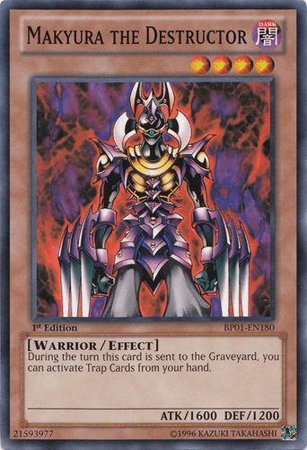Makyura the Destructor - BP01-EN180 Starfoil Rare 1st Edition