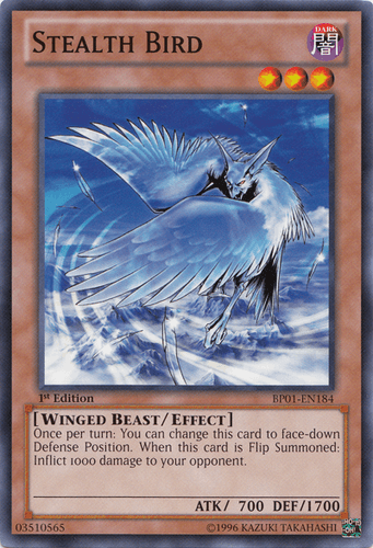 Stealth Bird - BP01-EN184 Starfoil Rare 1st Edition