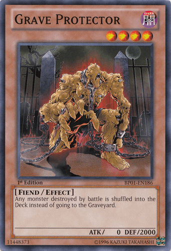 Grave Protector - BP01-EN186 Starfoil Rare 1st Edition