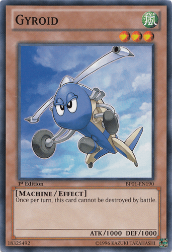 Gyroid - BP01-EN190 Starfoil Rare 1st Edition