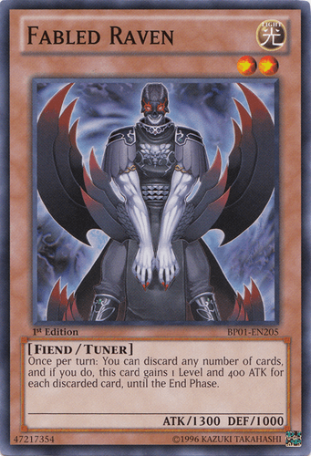 Fabled Raven - BP01-EN205 Starfoil Rare 1st Edition