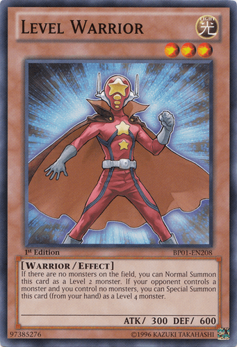 Level Warrior - BP01-EN208 Common 1st Edition