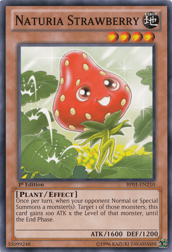 Naturia Strawberry - BP01-EN210 Starfoil Rare Unlimited