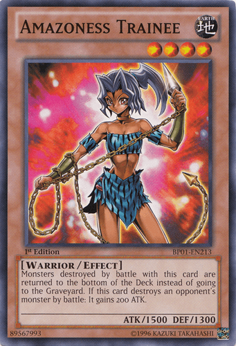 Amazoness Trainee - BP01-EN213 Starfoil Rare 1st Edition