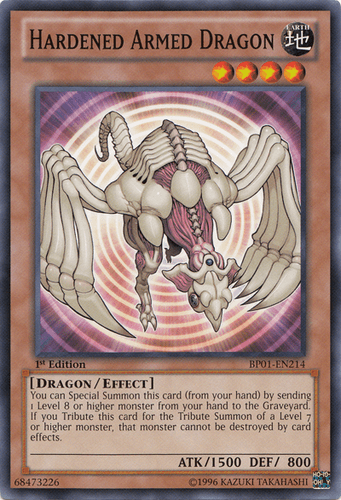 Hardened Armed Dragon - BP01-EN214 Starfoil Rare 1st Edition