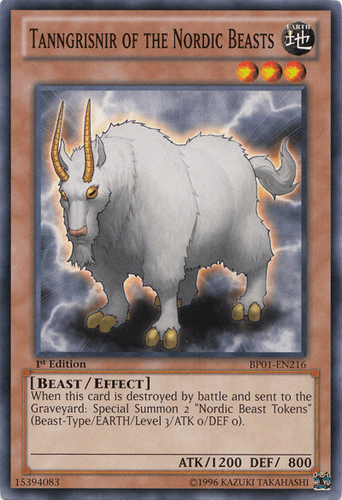 Tanngrisnir of the Nordic Beasts - BP01-EN216 Common 1st Edition