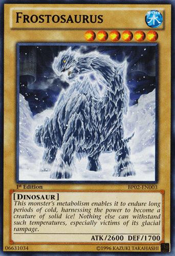Frostosaurus - BP02-EN003 Mosaic Rare 1st Edition