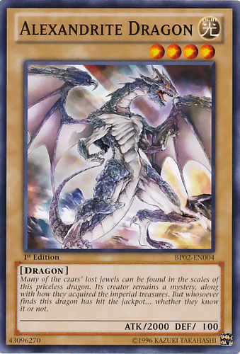 Alexandrite Dragon - BP02-EN004 Common 1st Edition