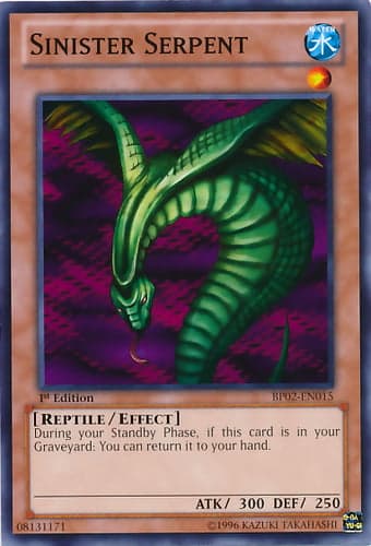 Sinister Serpent - BP02-EN015 Common Unlimited