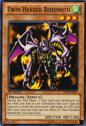 Twin-Headed Behemoth - BP02-EN017 Mosaic Rare Unlimited