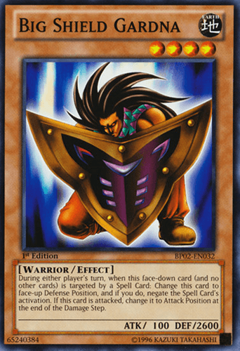 Big Shield Gardna - BP02-EN032 Mosaic Rare 1st Edition