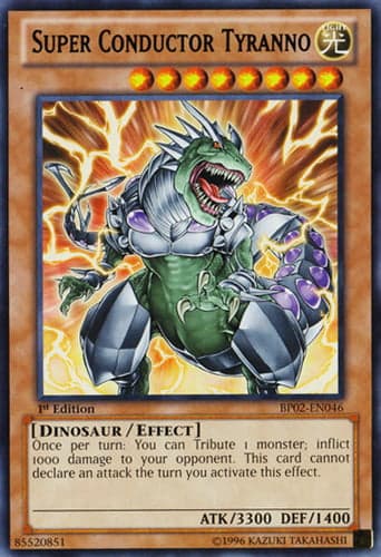 Super Conductor Tyranno - BP02-EN046 Mosaic Rare Unlimited