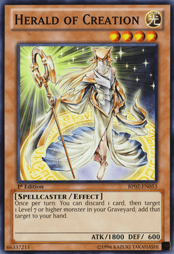 Herald of Creation - BP02-EN053 Mosaic Rare 1st Edition