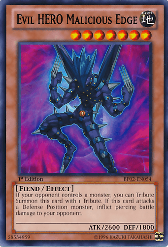 Evil HERO Malicious Edge - BP02-EN054 Mosaic Rare Unlimited
