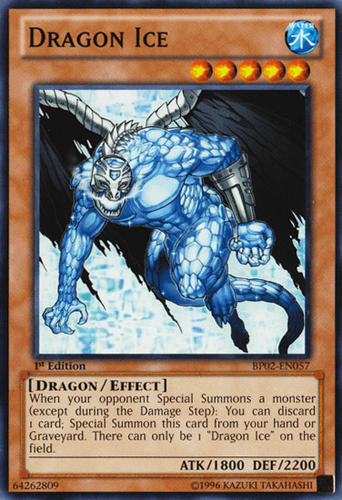 Dragon Ice - BP02-EN057 Common 1st Edition