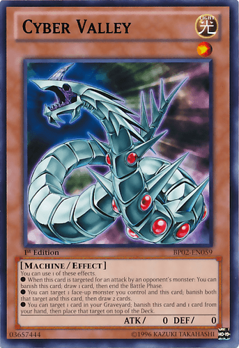 Cyber Valley - BP02-EN059 Rare 1st Edition