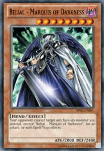 Belial - Marquis of Darkness - BP02-EN061 Mosaic Rare 1st Edition