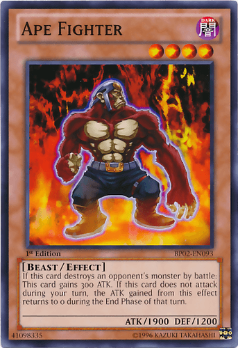 Ape Fighter - BP02-EN093 Common 1st Edition