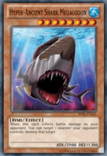 Hyper-Ancient Shark Megalodon - BP02-EN121 Rare 1st Edition